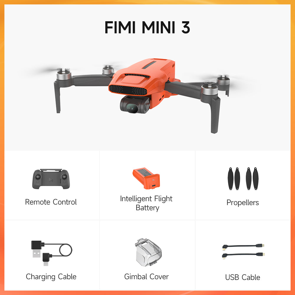 FIMI MINI 3 drone with 4K camera