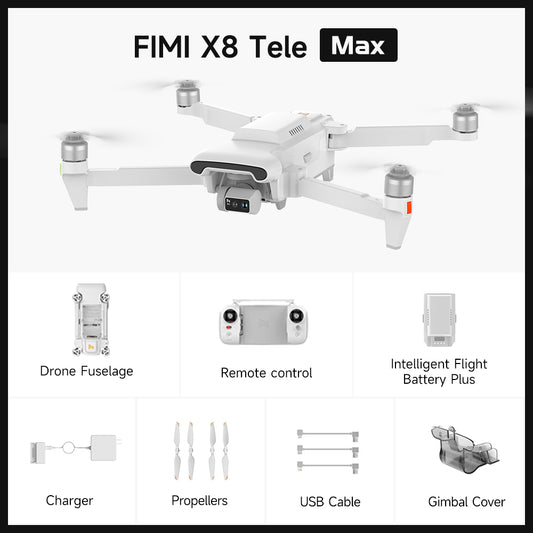 Drone FIMI X8 Tele Max em estoque no Brasil - Sem imposto de importação e entrega rápida.