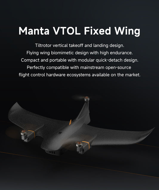 FIMI Manta VTOL Long Range Aircraft – Quick Build and Maiden Flight