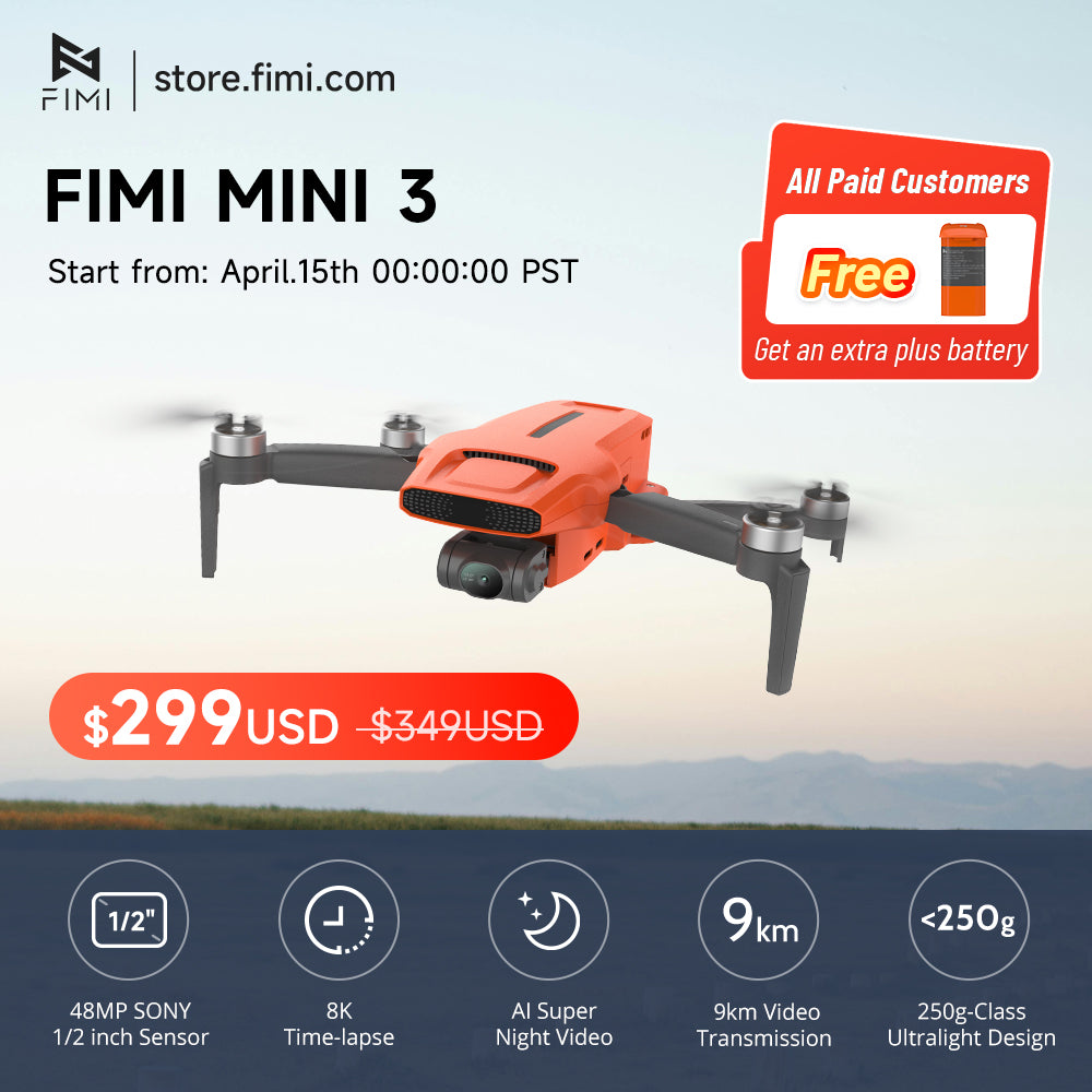 Introducing the FIMI MINI 3 - Your Ultimate Aerial Companion!