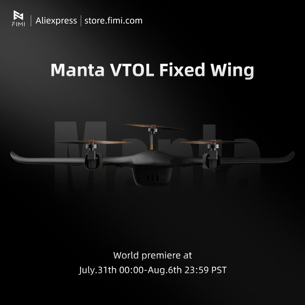 A new FIMI Manta VTOL Fixed Wing is coming !!