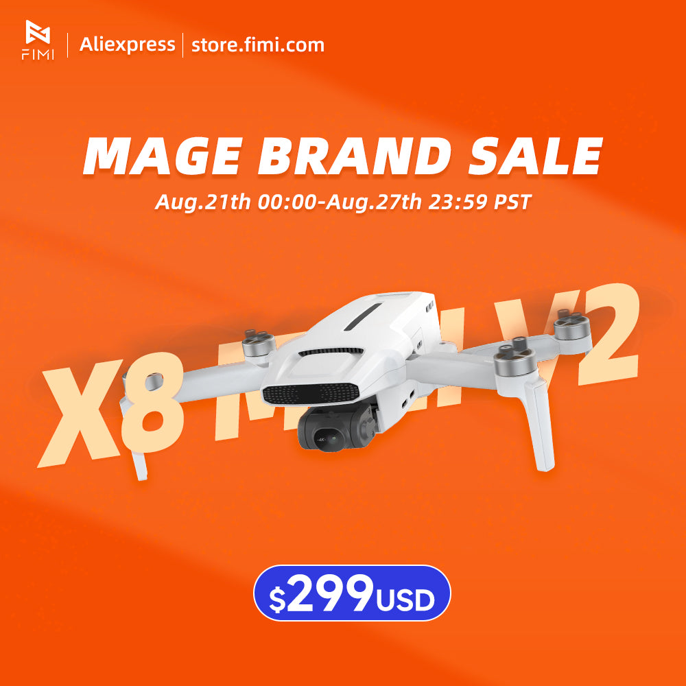 An incredible price of FIMI X8 MINI V2 only $299!