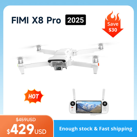 Drone com câmera FIMI X8 Pro 2025 