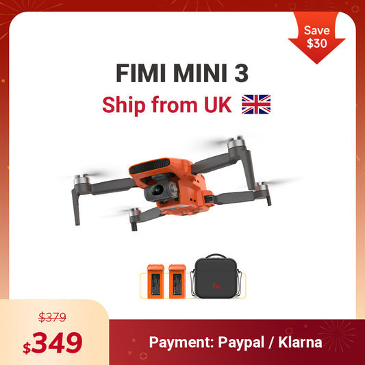 UK Stock - FIMI MINI 3 Drone Fly More Combo - No Customs Tax & about 7 Days Fast Delivery