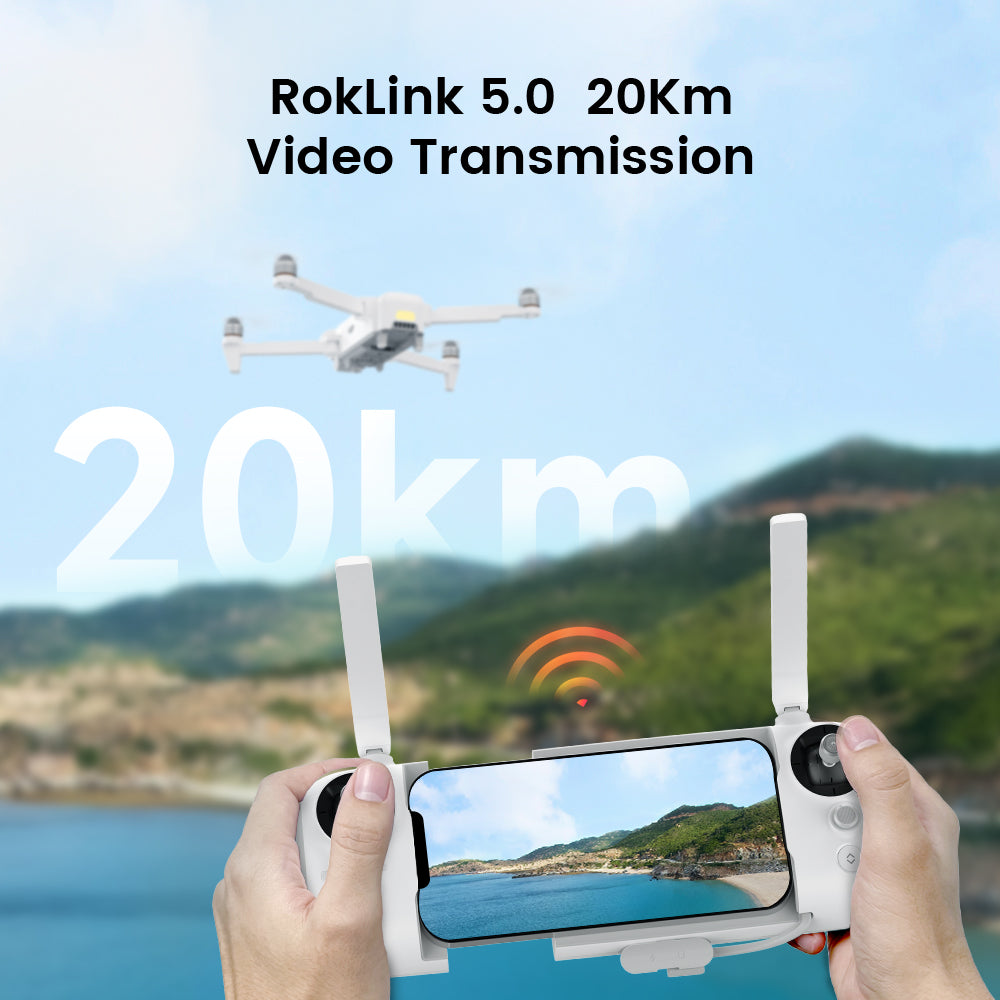FIMI X8 Tele Max Camera Drone - 4K/60fps Video Dual Cameras 3-Axis AI Super Night Mode 20km Transmission