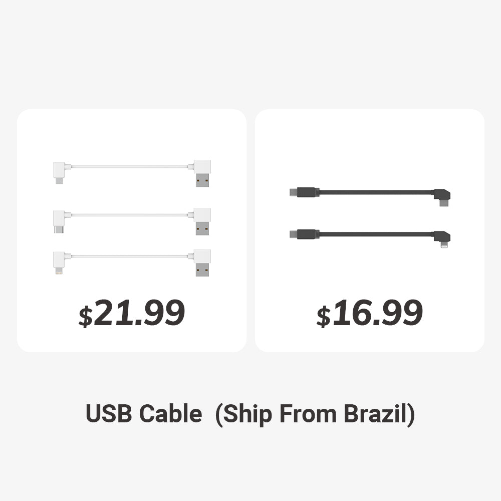 Brasil Stock - USB Cable for FIMI X8 Tele Max & FIMI MINI 3 - about 12 Days Fast Delivery