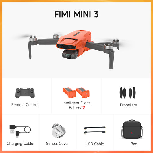 Ship from USA FIMI MINI 3 Drone Fly More Combo No Customs Tax