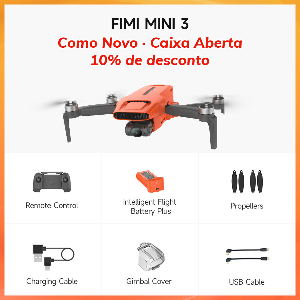 FIMI Kameradrohne aus Brasilien – Geöffnet · Neuwertig – 10 % Rabatt