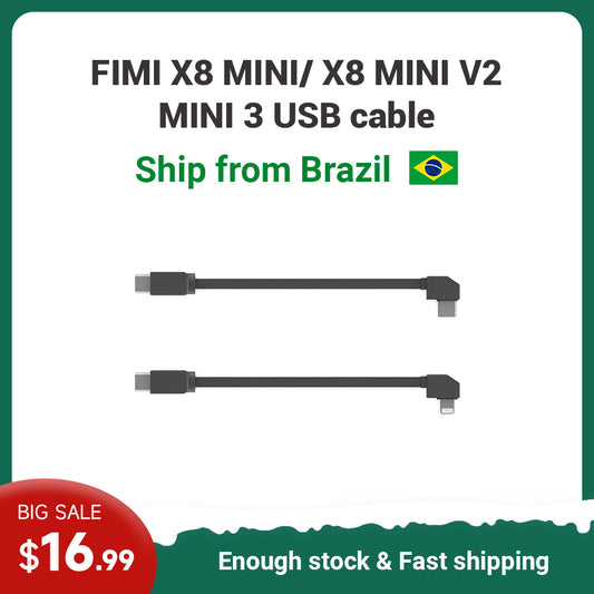 Brasil Stock - FIMI MINI 3 SE & MINI 3 & X8 MINI V2 USB cable - about 12 Days Fast Delivery